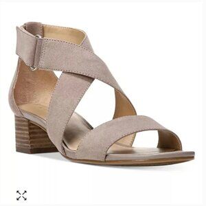 Naturalizer Adele Taupe Crisscross Sandals